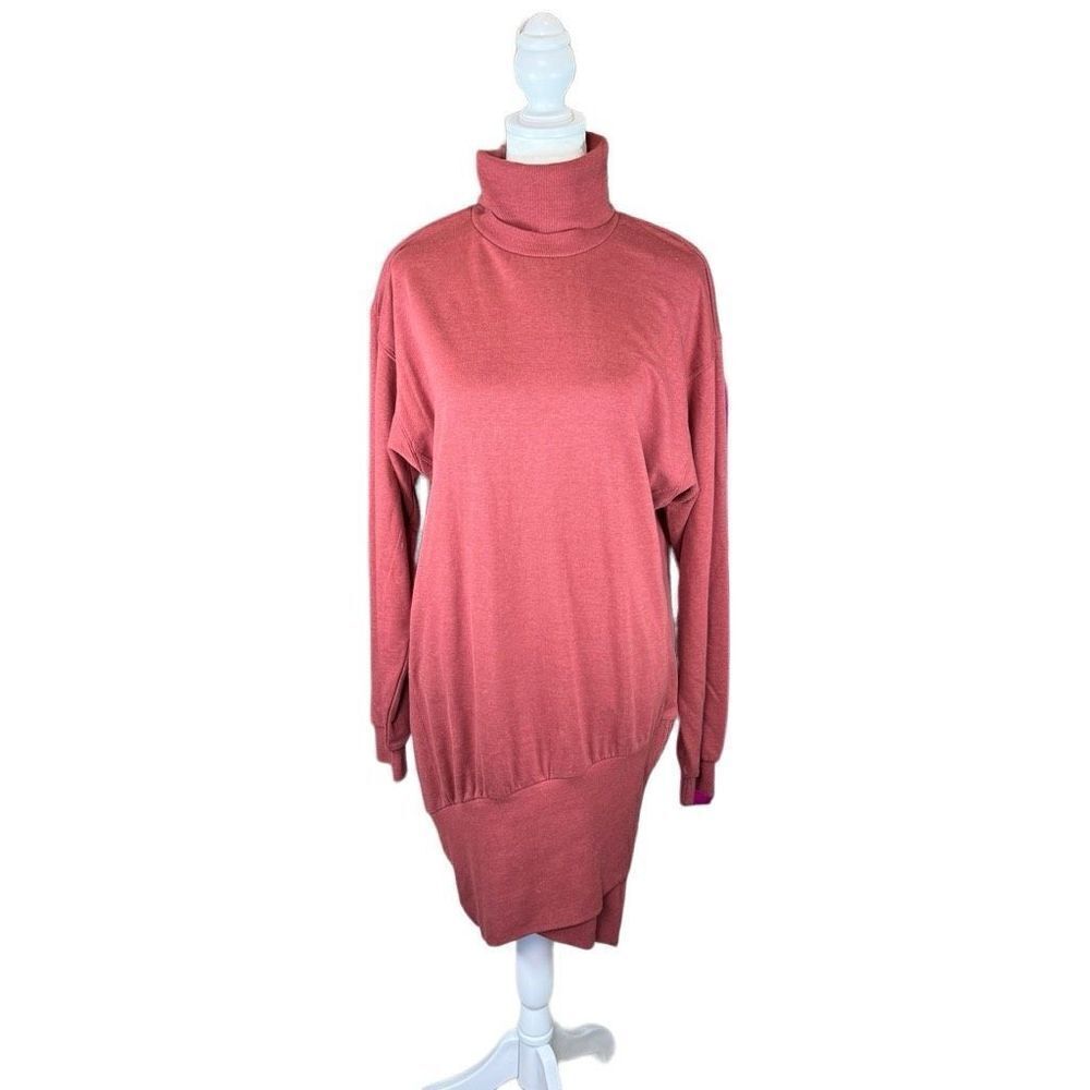 Young Fabulous &‎ Broke Turtleneck Sweater Dress Asymmetrical Women’s Size Small - Picture 2 of 11